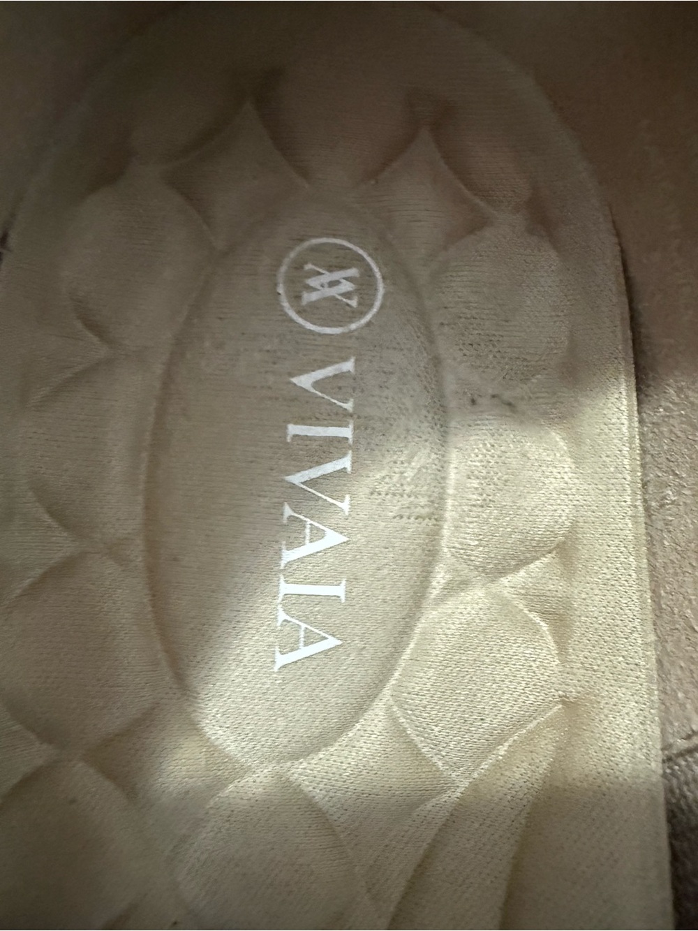 VIVAIA Beige Knit Wedge Pumps Square Toe Comfort Heels EU 39.5 US 8.5 - Picture 6 of 7